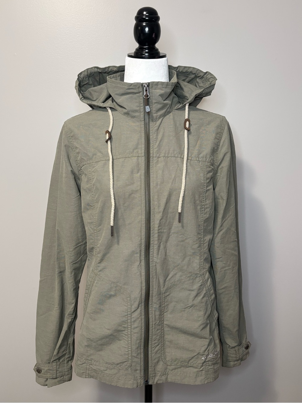 Eddie Bauer Travex Atlas Utility Jacket Khaki Green
